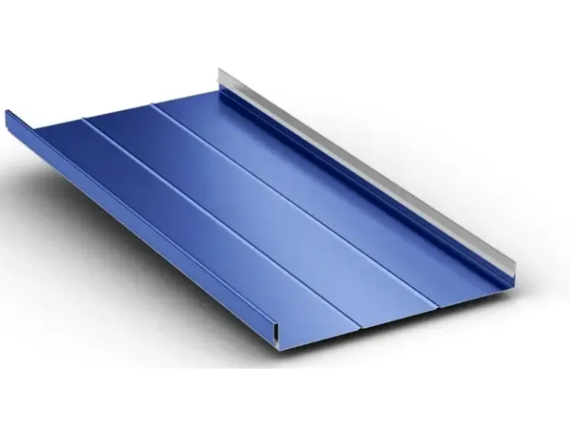 Standing Seam Rib Closure The striations And stiffening Ribs on standing seam - ZhongTuo Roll ...